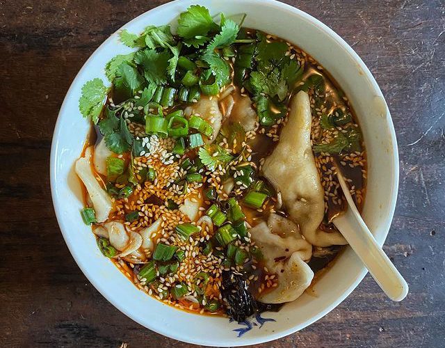 Xi'an Hot and Sour Dumpling Soup